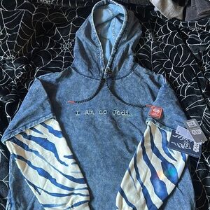 Star Wars Dress Blue Ahsoka Tano Jedi Hooded Ashley Eckstein Disney